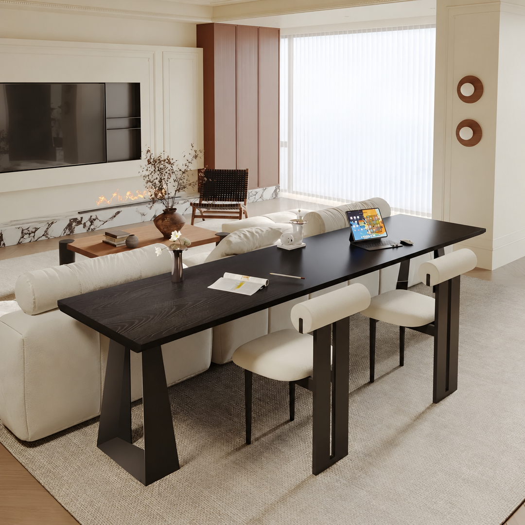 HAVELLO Modern Solid Wood Study Table - Urban Mood Singapore