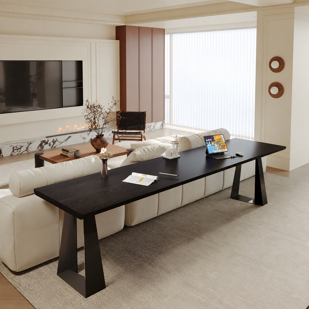HAVELLO Modern Solid Wood Study Table - Urban Mood Singapore