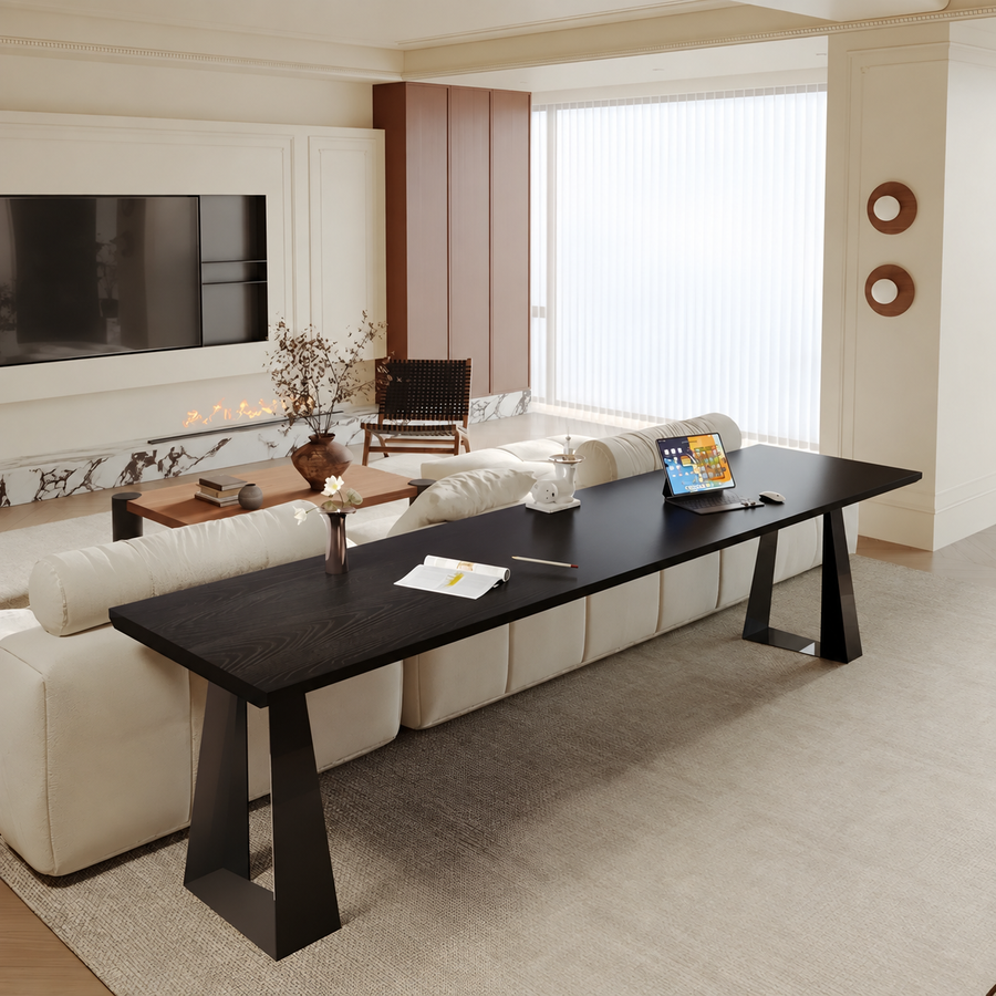 HAVELLO Modern Solid Wood Study Table - Urban Mood Singapore