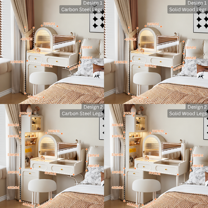 ZELVYRA Modern Vanity Table Set - Cassa Haus Singapore