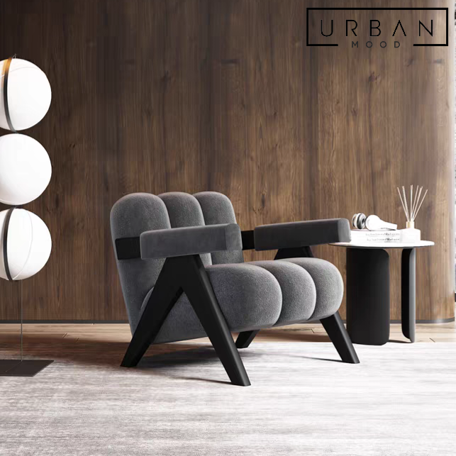 CHION Modern Velvet Armchair