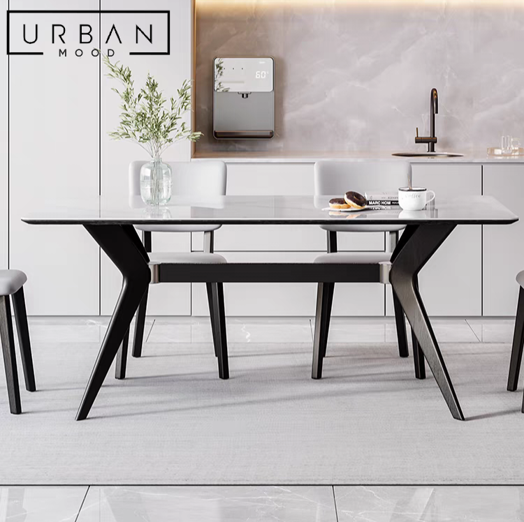 CHIYO Modern Sintered Stone Dining Table