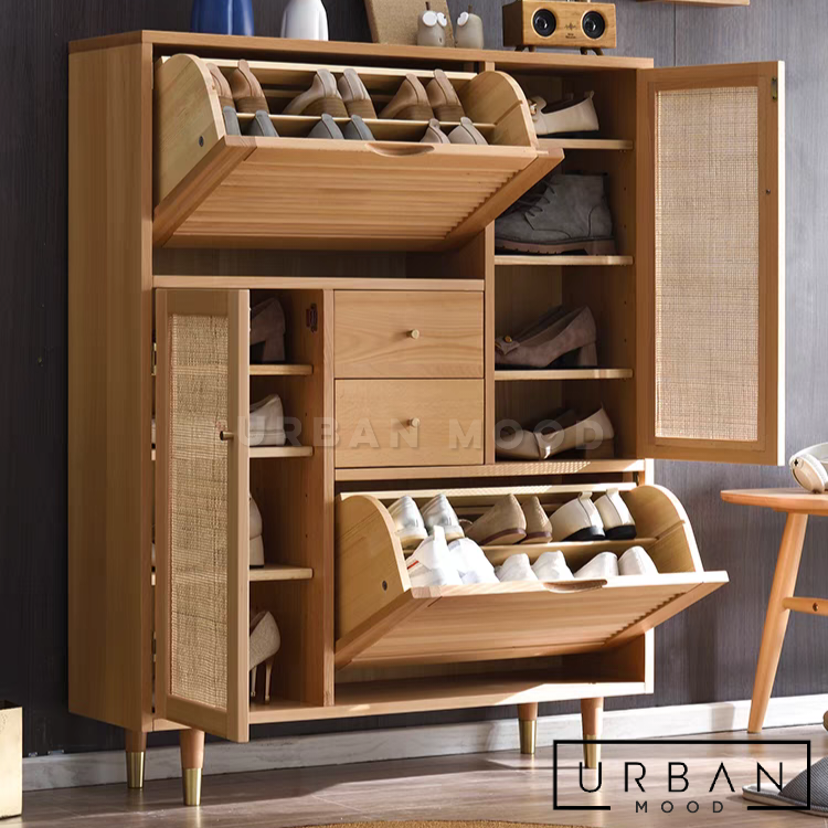 CHO Japandi Solid Wood Shoe Cabinet Urban Mood cho-japandi-solid-wood-shoe-cabinet-urban-mood