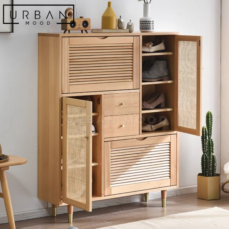 CHO Japandi Solid Wood Shoe Cabinet Urban Mood cho-japandi-solid-wood-shoe-cabinet-urban-mood