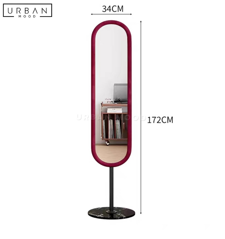 COGNAC Modern Standing Mirror