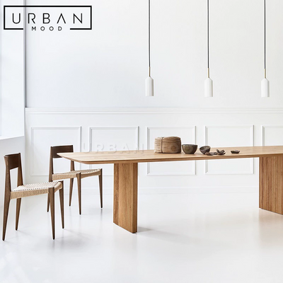 COLMAN Modern Solid Wood Dining Table