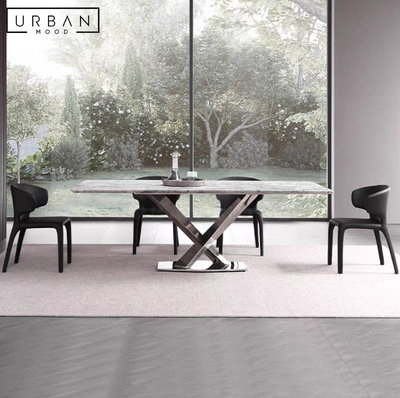 CRYSTAL Modern Marble Dining Table