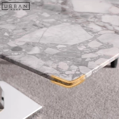 CRYSTAL Modern Marble Dining Table