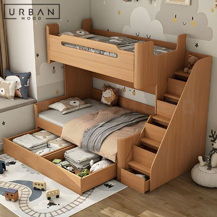 DAELE Modern Double Decker Bedframe