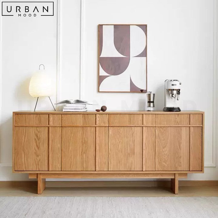 DANIELS Scandinavian Solid Wood Sideboard