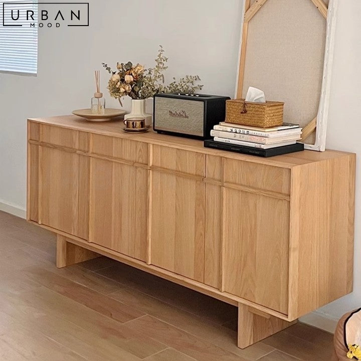 DANIELS Scandinavian Solid Wood Sideboard