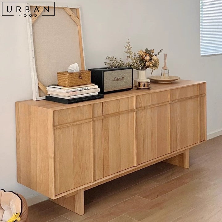 DANIELS Scandinavian Solid Wood Sideboard