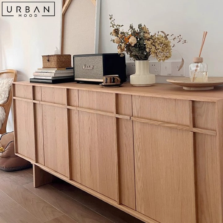 DANIELS Scandinavian Solid Wood Sideboard