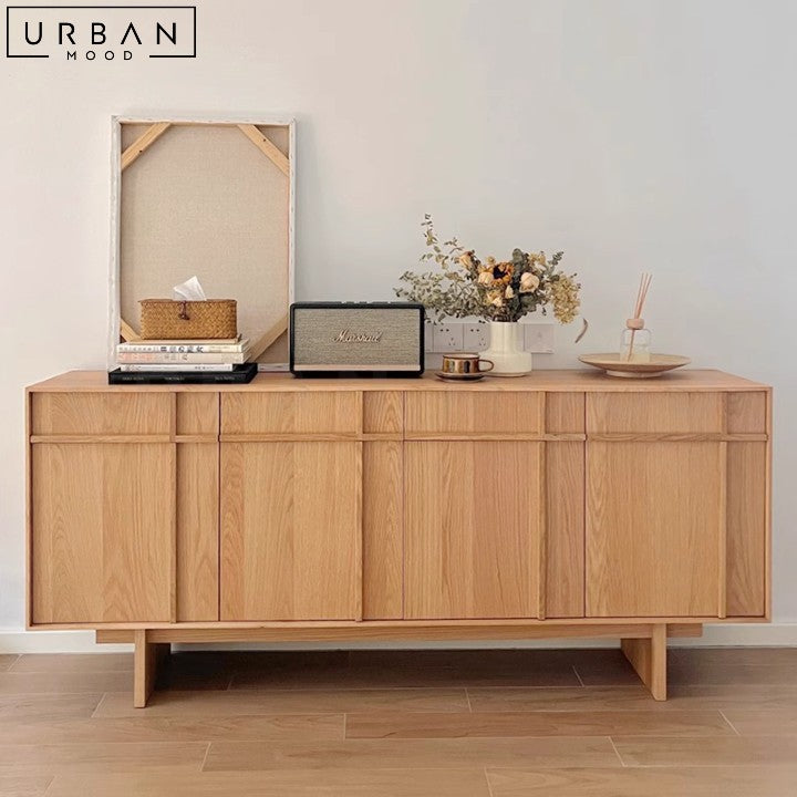 DANIELS Scandinavian Solid Wood Sideboard