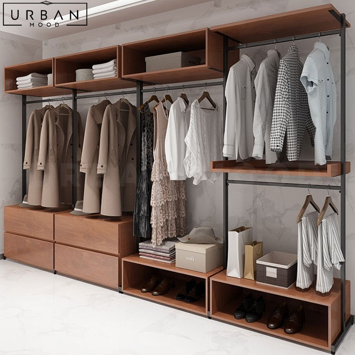 DANNA Modern Open Concept Wardrobe