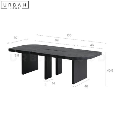 DARA Modern Solid Wood Coffee Table