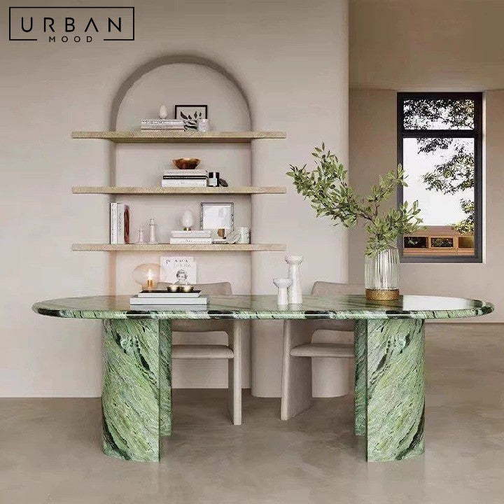 DAWNE Modern Marble Dining Table