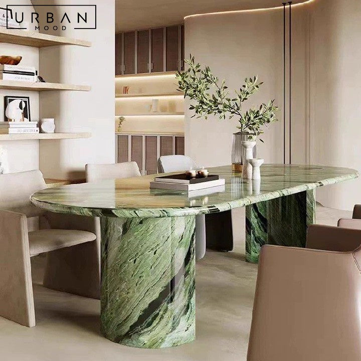 DAWNE Modern Marble Dining Table