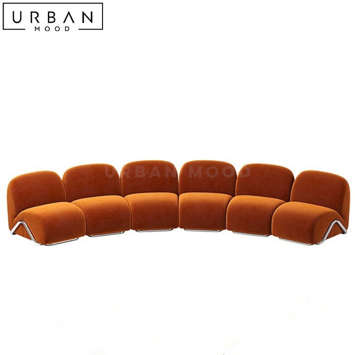 DEANA Modern Modular Velvet Sofa