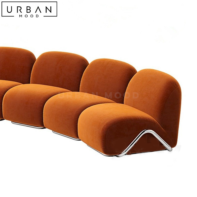 DEANA Modern Modular Velvet Sofa
