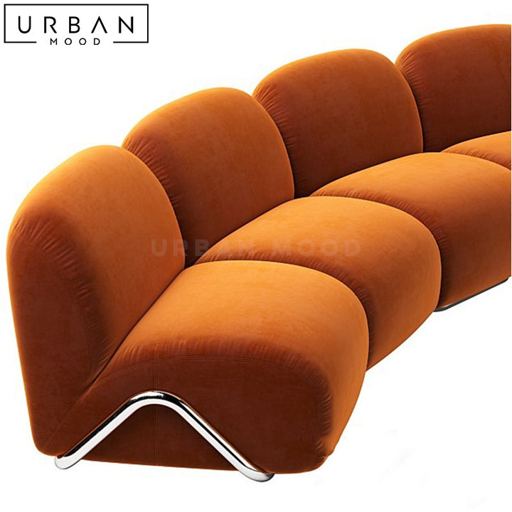 DEANA Modern Modular Velvet Sofa