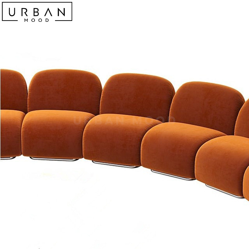 DEANA Modern Modular Velvet Sofa