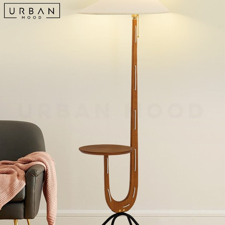 DECILLE Modern Floor Lamp Side Table