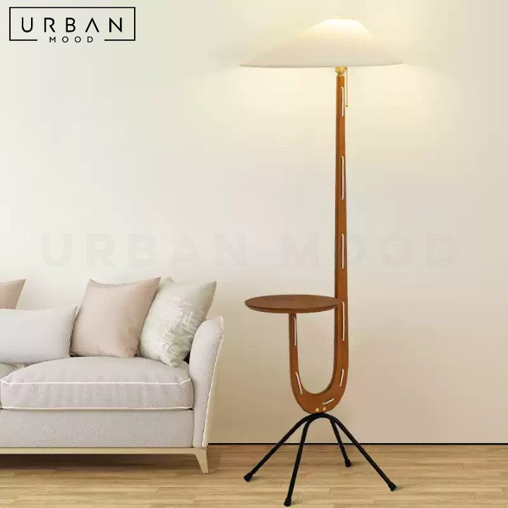 DECILLE Modern Floor Lamp Side Table