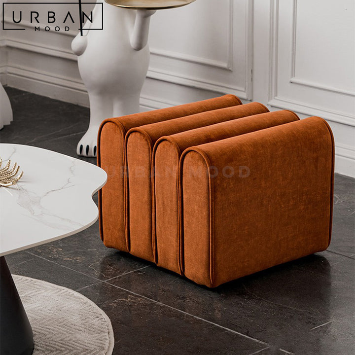 DEDIT Modern Velvet Ottoman