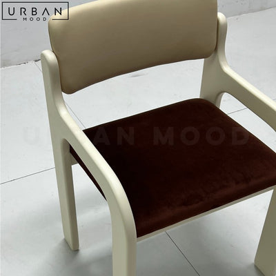 DELFO Japandi Solid Wood Dining Chair