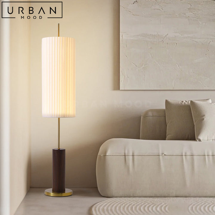 DELIN Japandi Floor Lamp