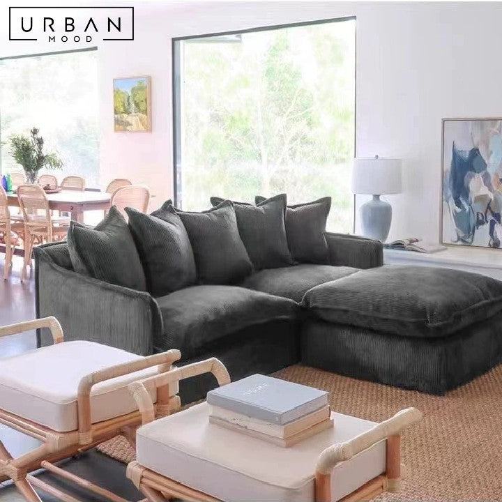 DELMAS Scandinavian Corduroy Sofa