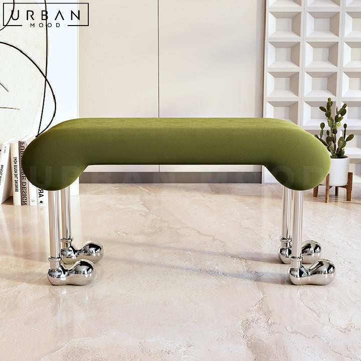 DENISSE Modern Velvet Bench