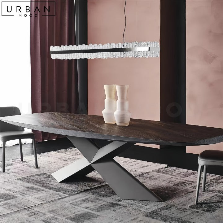 DEPREZ Modern Solid Wood Dining Table