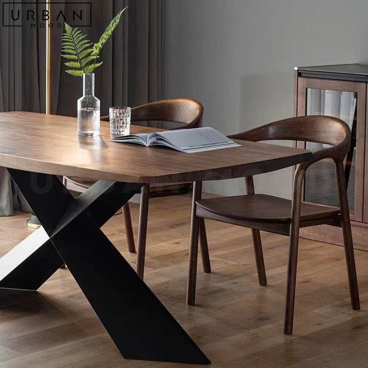 DEPREZ Modern Solid Wood Dining Table