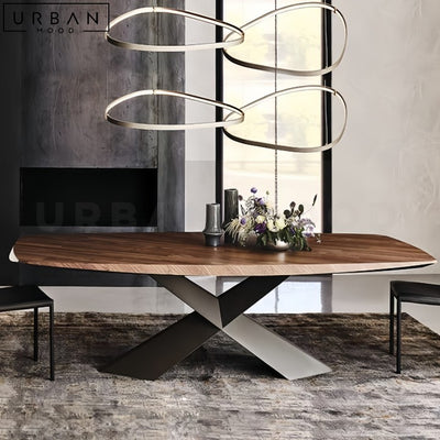 DEPREZ Modern Solid Wood Dining Table