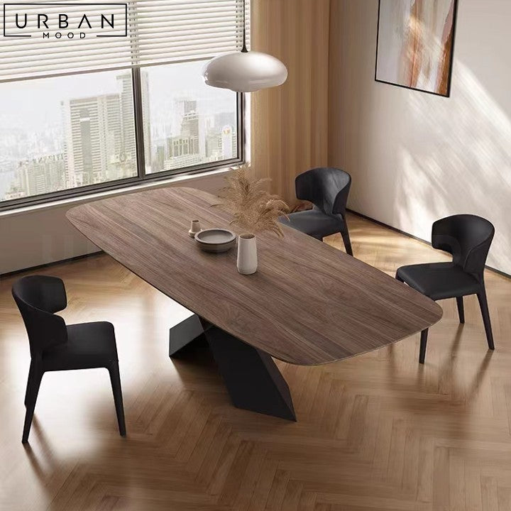 DEPREZ Modern Solid Wood Dining Table