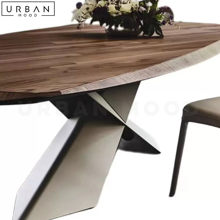 DEPREZ Modern Solid Wood Dining Table