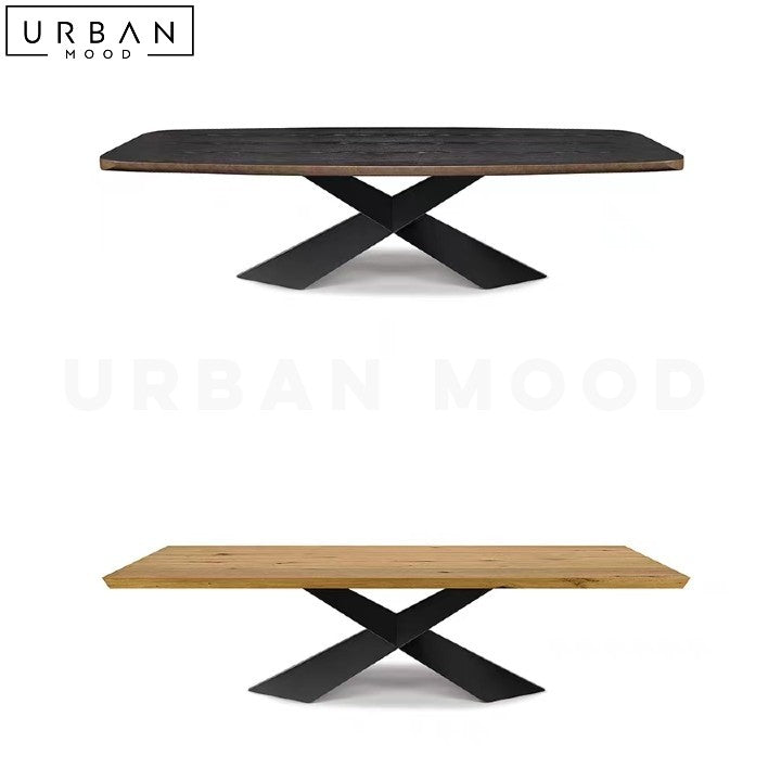 DEPREZ Modern Solid Wood Dining Table