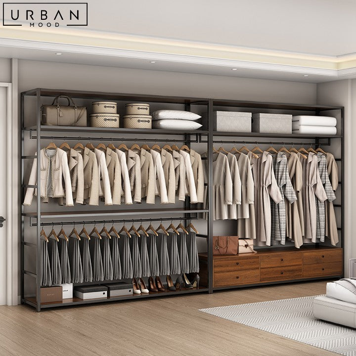 DERDEN Modern Open Concept Wardrobe