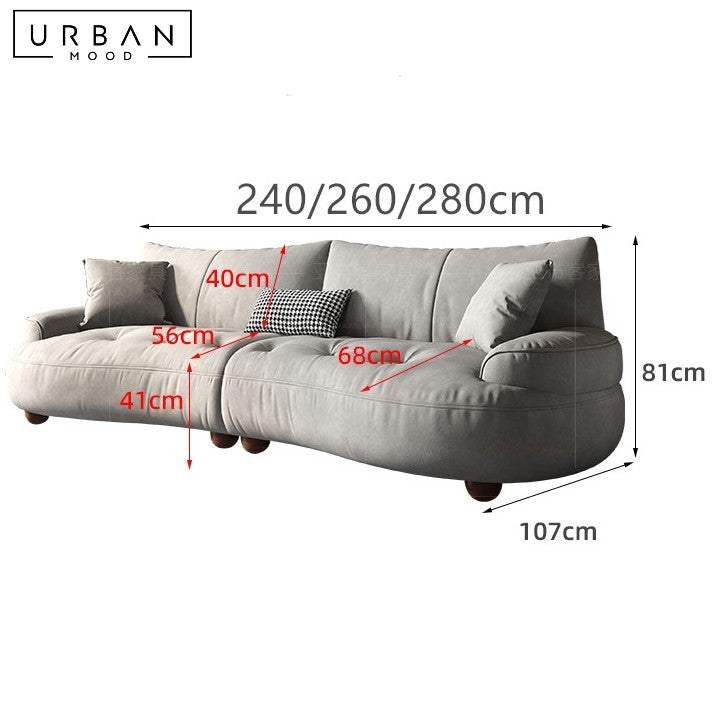 DESANE Modern Leather Sofa