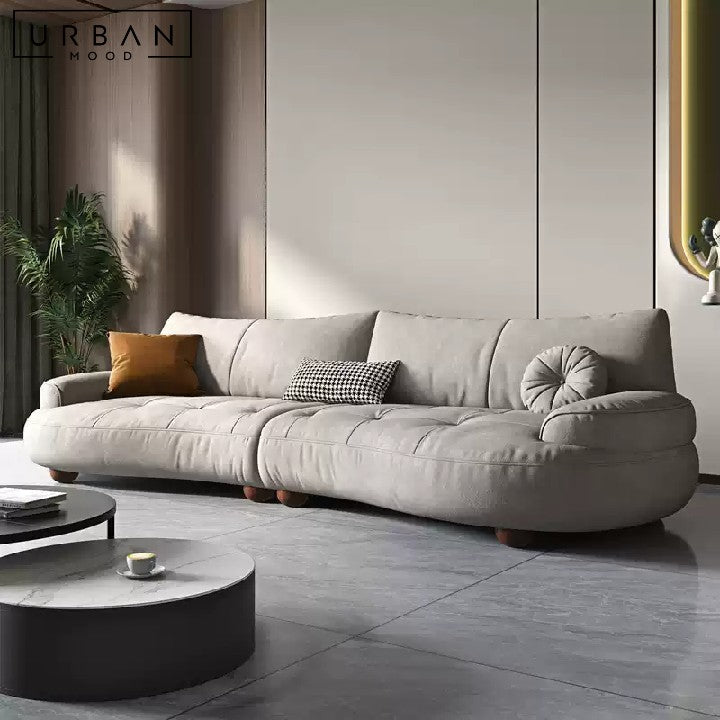 DESANE Modern Leather Sofa