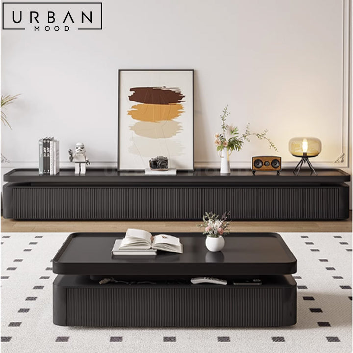 DESSIE Modern TV Console & Coffee Table