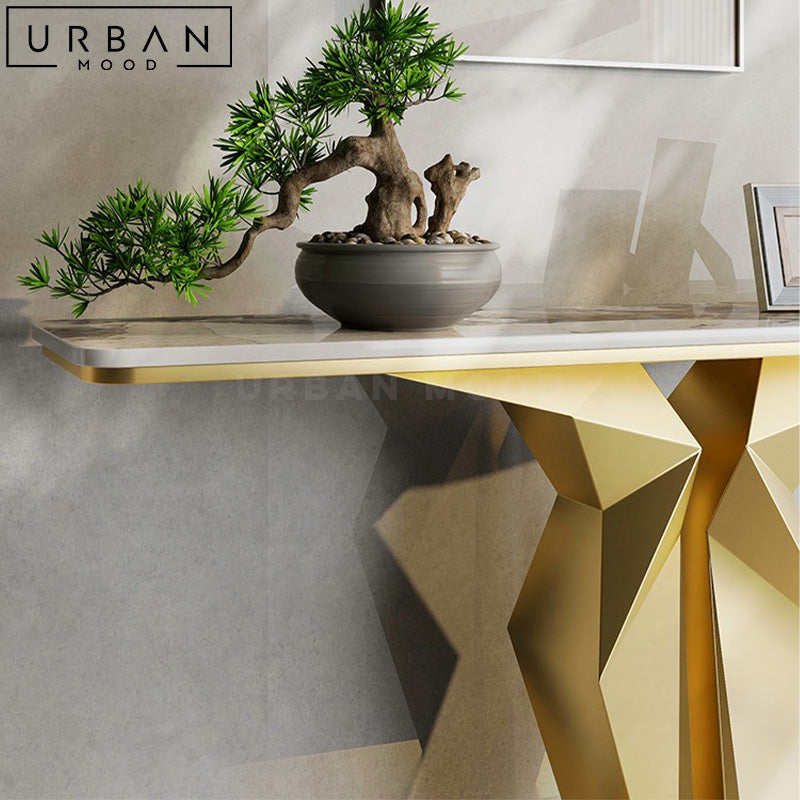 DETE Modern Sintered Stone Console Table