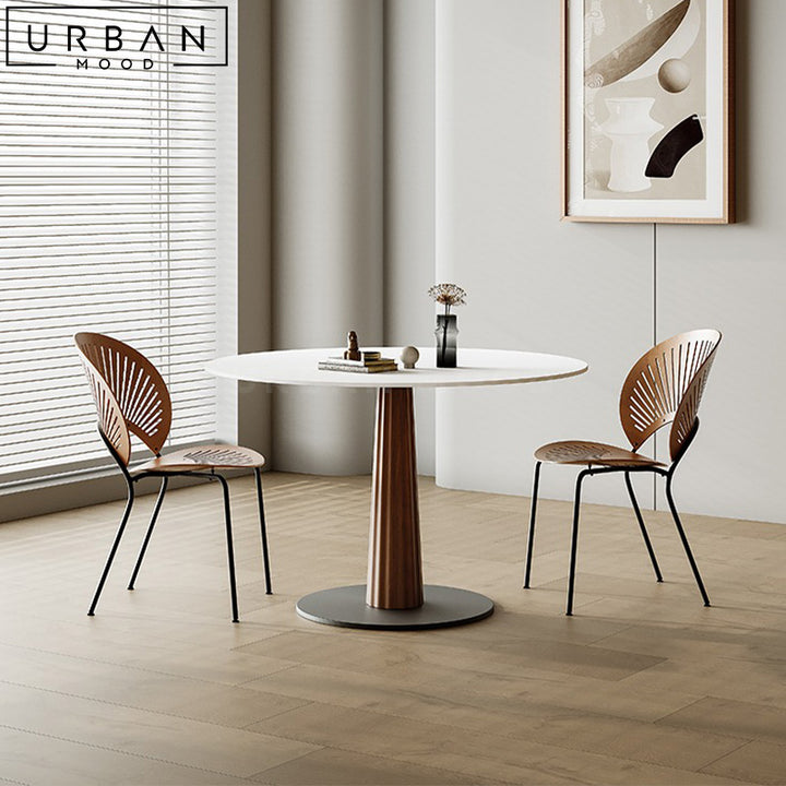 DEVER Modern Sintered Stone Round Dining Table