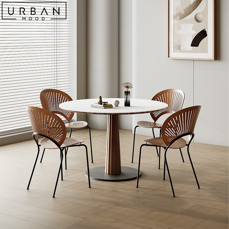 DEVER Modern Sintered Stone Round Dining Table