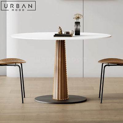 DEVER Modern Sintered Stone Round Dining Table