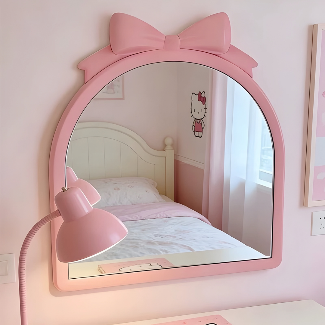 DEVEREUX Modern Pink Wall Mirror - Urban Mood Singapore