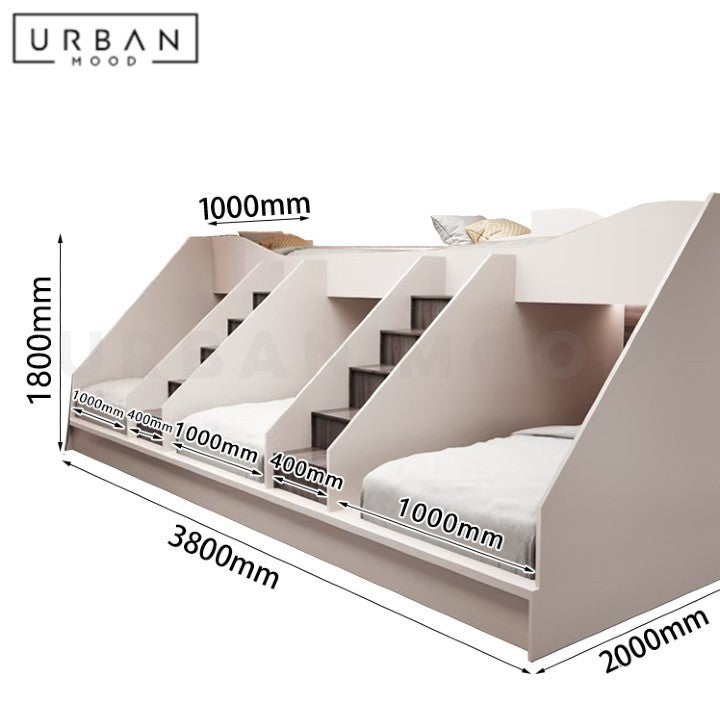 HONDA Modern Double Decker Bedframe