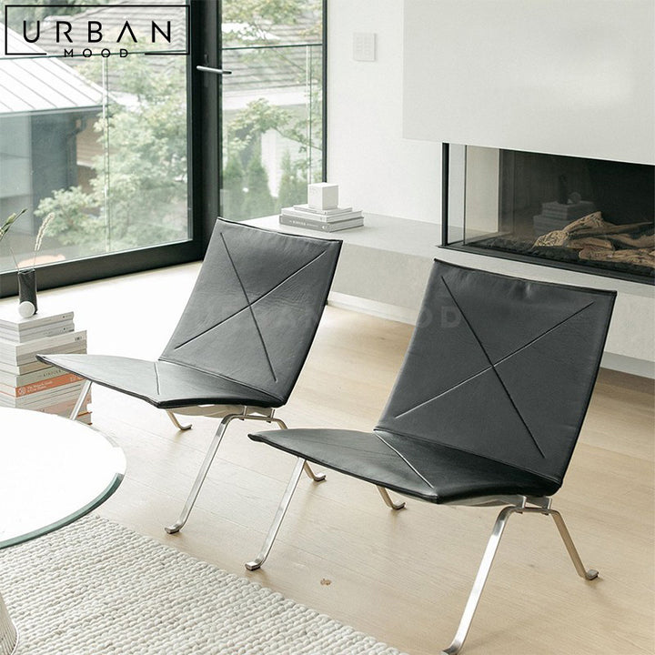 DHRU Modern Leather Leisure Chair